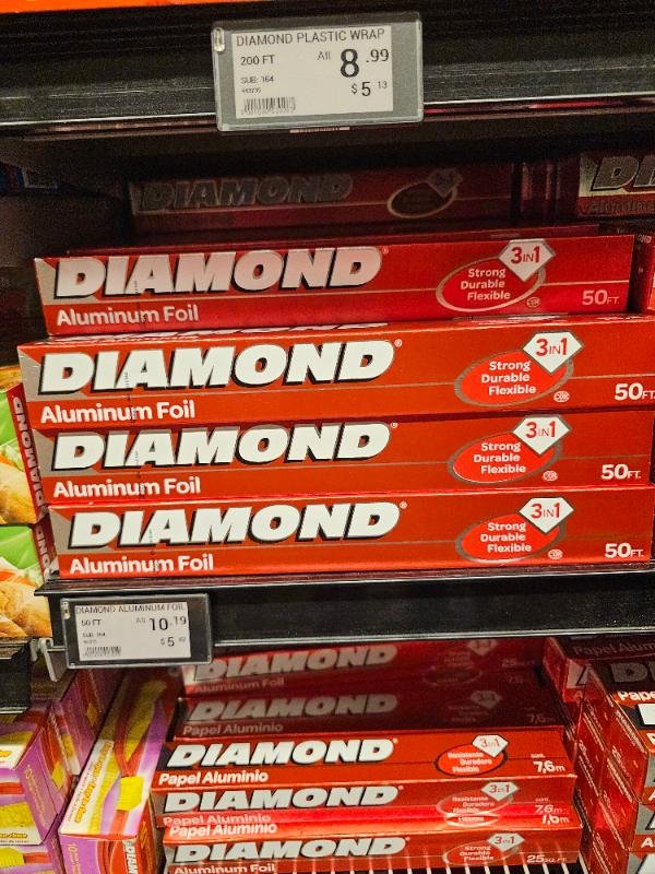 DIAMOND Aluminum Foil 50 FT